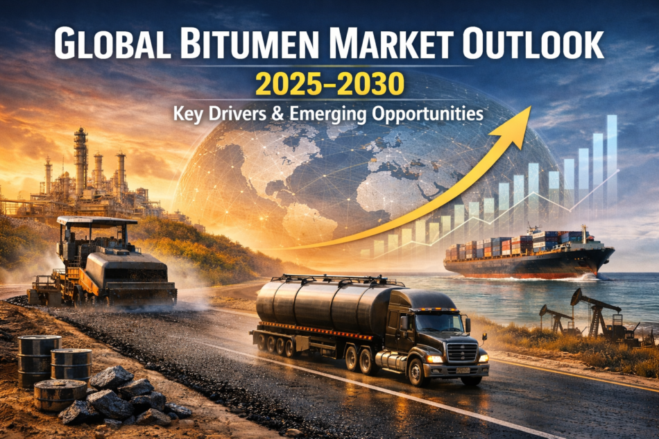 Global Bitumen Market Outlook 2025–2030: Key Drivers & Emerging Opportunities