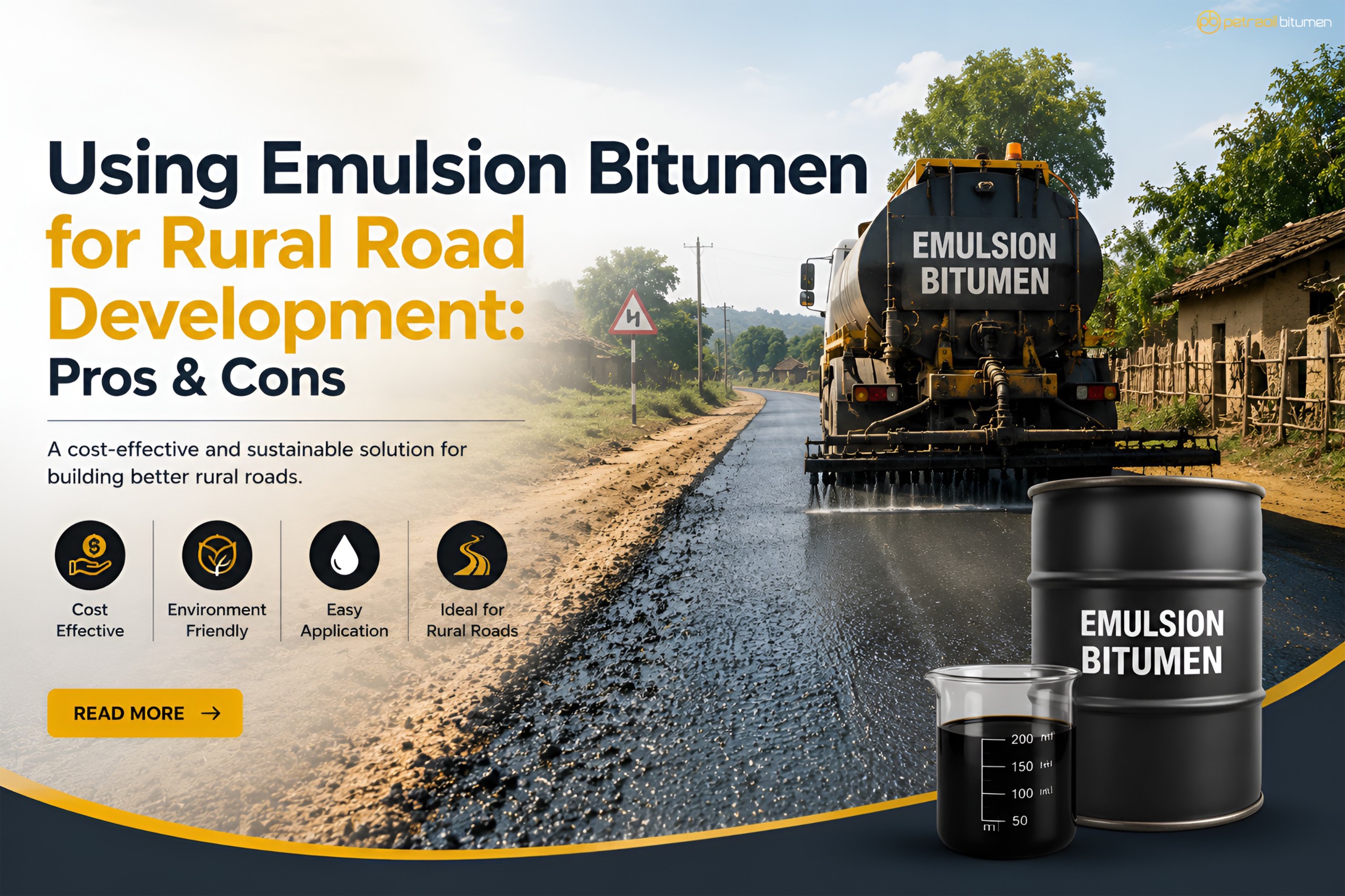 Using Emulsion Bitumen for Rural Road Development: Pros and Cons