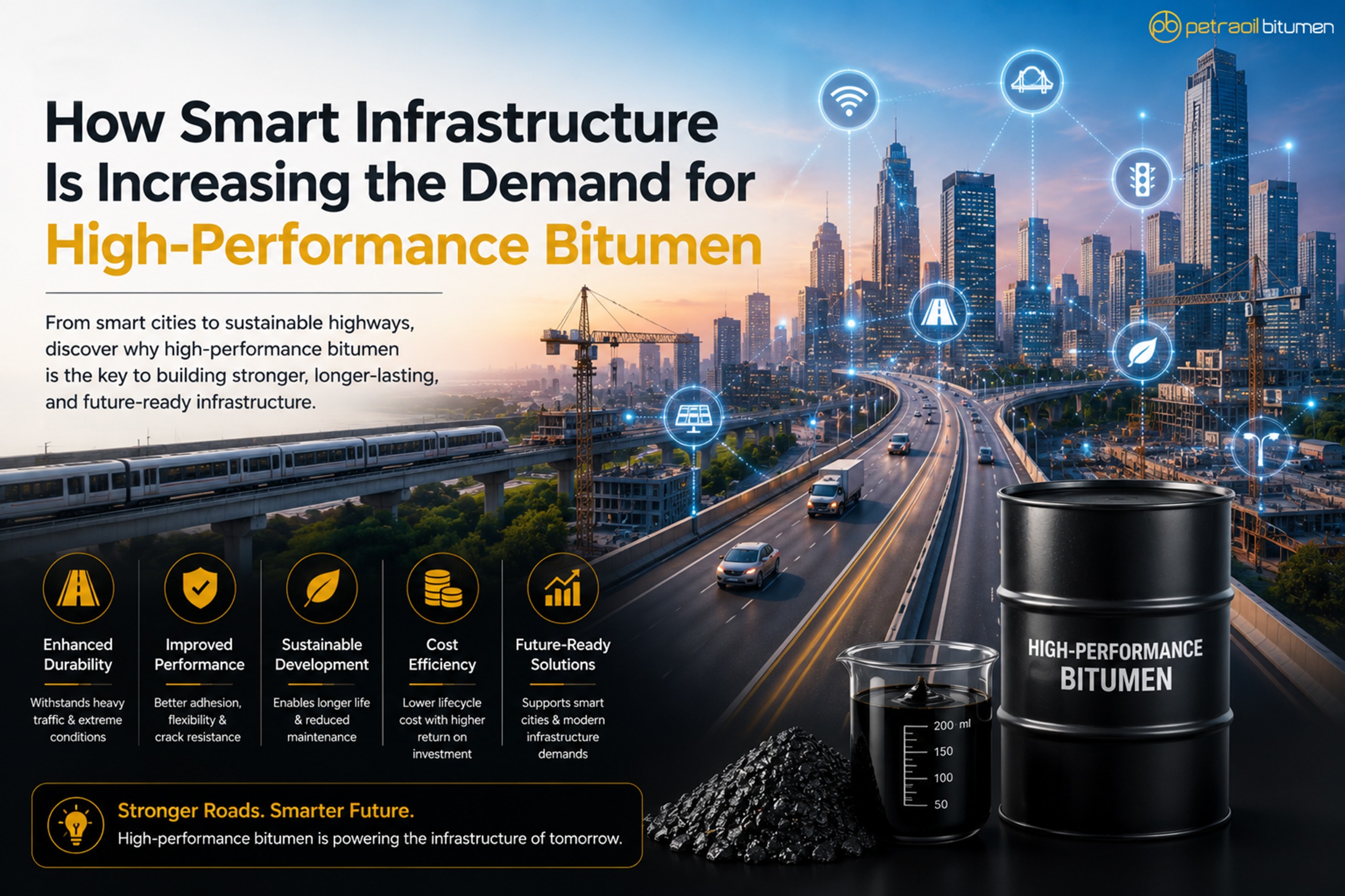 How Smart Infrastructure Is Driving Demand for High-Performance Bitumen