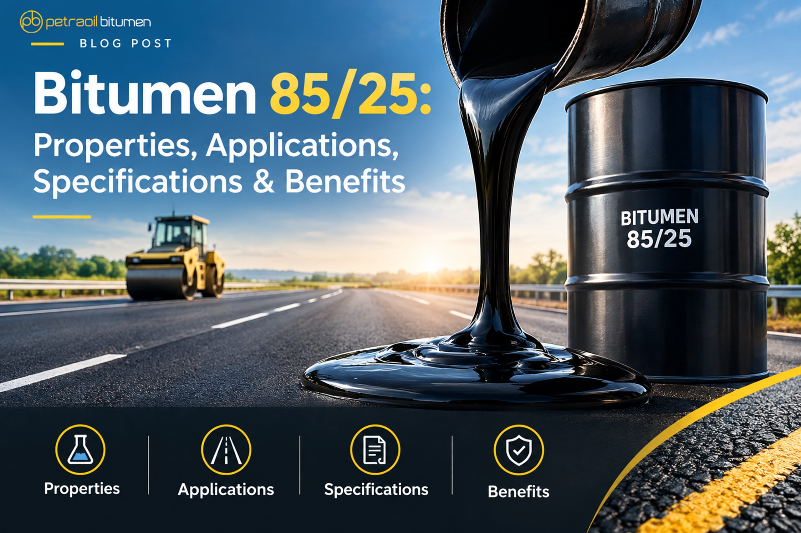 Bitumen 85/25: Properties, Applications, Specifications & Benefits